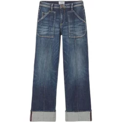 Wide Leg Women's Jeans Le Temps Des Cerises 400/28 Revers