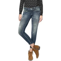 Women's high waist 7/8 jeans Le Temps des cerises Sib Pulp Destroy N°2