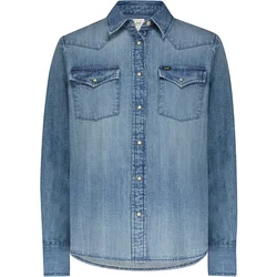 Women's Denim Long-Sleeve Western Shirt Lee Mt