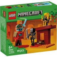 Jeux de construction bataille lave du nether minecr Lego