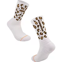 Running socks Les Frères Chaussettes Léopard image 2