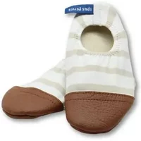 Chaussons bébé Les Pas Petits Marins Camel