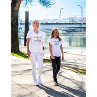 Girl's T-shirt Les Poulettes Fitness Family