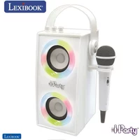 Enceinte Tendance Bluetooth® portable + micro et effets lumineux Lexibook IParty®