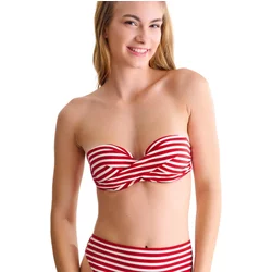 Padded Strapless Bikini Top For Women Lisca Bondi Beach