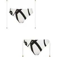 High-waisted bikini bottom with removable ties for women Lisca Honolulu