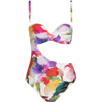 Asymmetrical padded one-piece swimsuit for women Lisca Roma