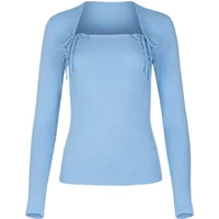 Women's long sleeve adjustable neck T-shirt Lisca Kenza