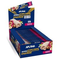 Velo Store - UK Batch of 28 energy bars Apurna Framboise/Noisette | Extra 10% off with Subscription, Postage £16.79 to UK Fedex.