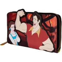 Brieftasche Mädchen Loungefly Disney Beauty and the Beast Villains Gaston Scene