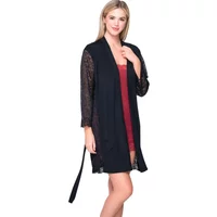 Lace long sleeve kimono for women Luna Micro Touch Lace