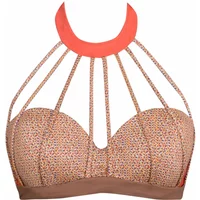 Women's bandeau swimsuit top Luna Pixel
