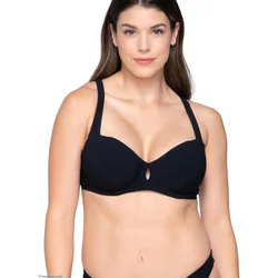 Non-Padded Balcony Bikini Top For Women Luna Blue Sense