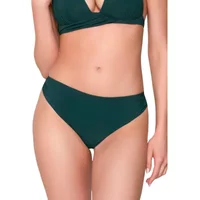 5cm Pleated Bikini Bottom for Women Luna Blue Sense