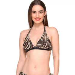 Women's Moulded Triangle Bikini Top Luna Martini
