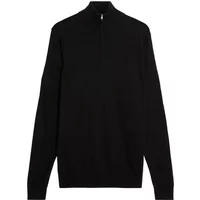 Embroidered merino knit 1/4 zip pullover Lyle & Scott