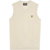 Strickweste mit V-Ausschnitt aus Merinowolle Lyle & Scott