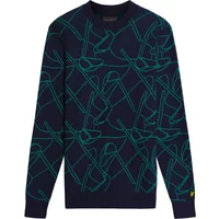 Knit jumper with trim Lyle & Scott