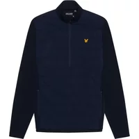 Zipped-neck sweater Lyle & Scott Baffle