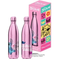 Stainless steel bottle Lyo Stitch & Angel Kiss Love