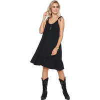 Short dress with tied straps for women Makadamia