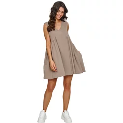 Pleated Dress For Women Makadamia