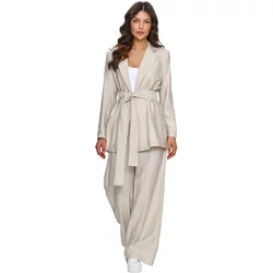 Women's Suit Jacket And Trousers Set Makadamia