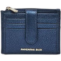 Grained Leather Snap Wallet Women Mandarina Duck