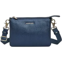Triple Pouch Shoulder Bag Mandarina Duck Mellow Metal
