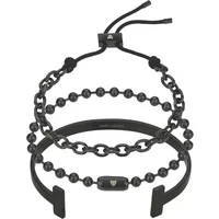 Genuine leather/stainless steel bracelet Marc Lauder