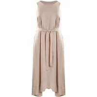 Ärmelloses Wickelkleid Damen Mat Fashion