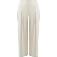 Weit geschnittene Satin-Hose mit hohem Bund für Damen Mat Fashion