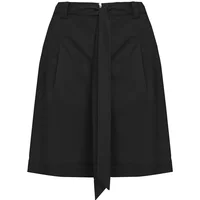 Women's Tie Waist Bermuda Shorts Mat Fashion