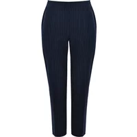 Cigarette Hose mit feinen Streifen für Damen Mat Fashion