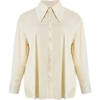 Embroidered Long Sleeve Shirt for Women Mat Fashion