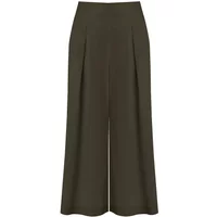 Damen Baumwollhose Mat Fashion Wide Leg