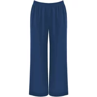 Luftige Cropped-Hose aus gewaschenem Crêpe für Damen Mat Fashion