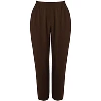 Feminine Crepe Slim Fit Hose Mat Fashion