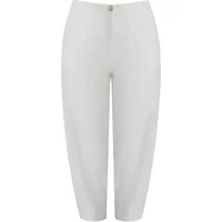 Damen Barrel-Hose mit elastischem Bund hinten Mat Fashion