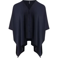 Women's V-Neck Crepe Top Mat Fashion Essential