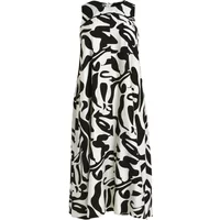 Ärmelloses Damenkleid aus bedruckter Viskose Mat Fashion