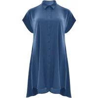 Midikleid aus Crêpe für Damen Mat Fashion