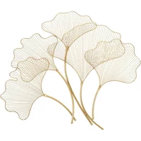 Wanddekoration Mauro Ferretti Glam Leaf