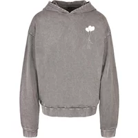 Hooded sweatshirt Merchcode Love In The Air Acid Washed