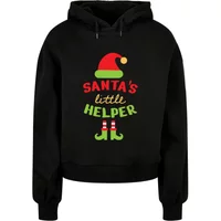 Women's hooded sweatshirt Merchcode Christmas Santa´s Little Helper
