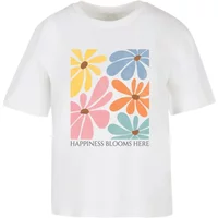 Women's T-shirt Merchcode Happiness Blooms Here