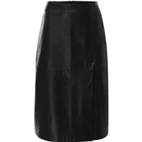 Lederrock Damen Mexx Croco