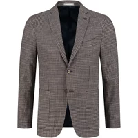 Cotton blend check blazer Michael Kors