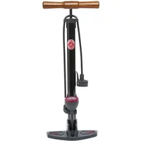 Velo Store - UK Foot pump retro pressure all valves with pressure gauge wooden handle steel Mijnenpieper | Extra 10% off with Subscription, Postage £16.79 to UK Fedex.