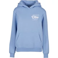 Women's printed hoodie Miss Tee Good Vibes Puff